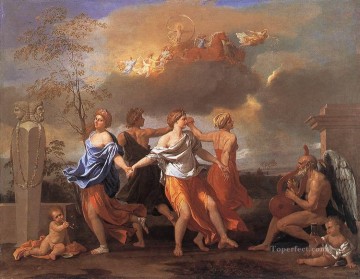 Nicolas Poussin Painting - Dance to the music classical painter Nicolas Poussin